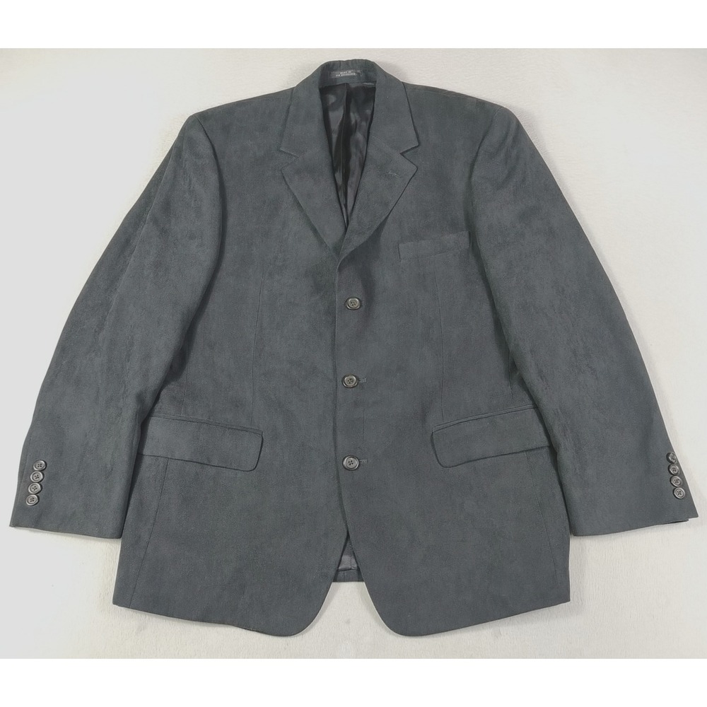 Alfani Blazer Mens 42R Black Corduroy Sport Coat Business Casual Formal Office